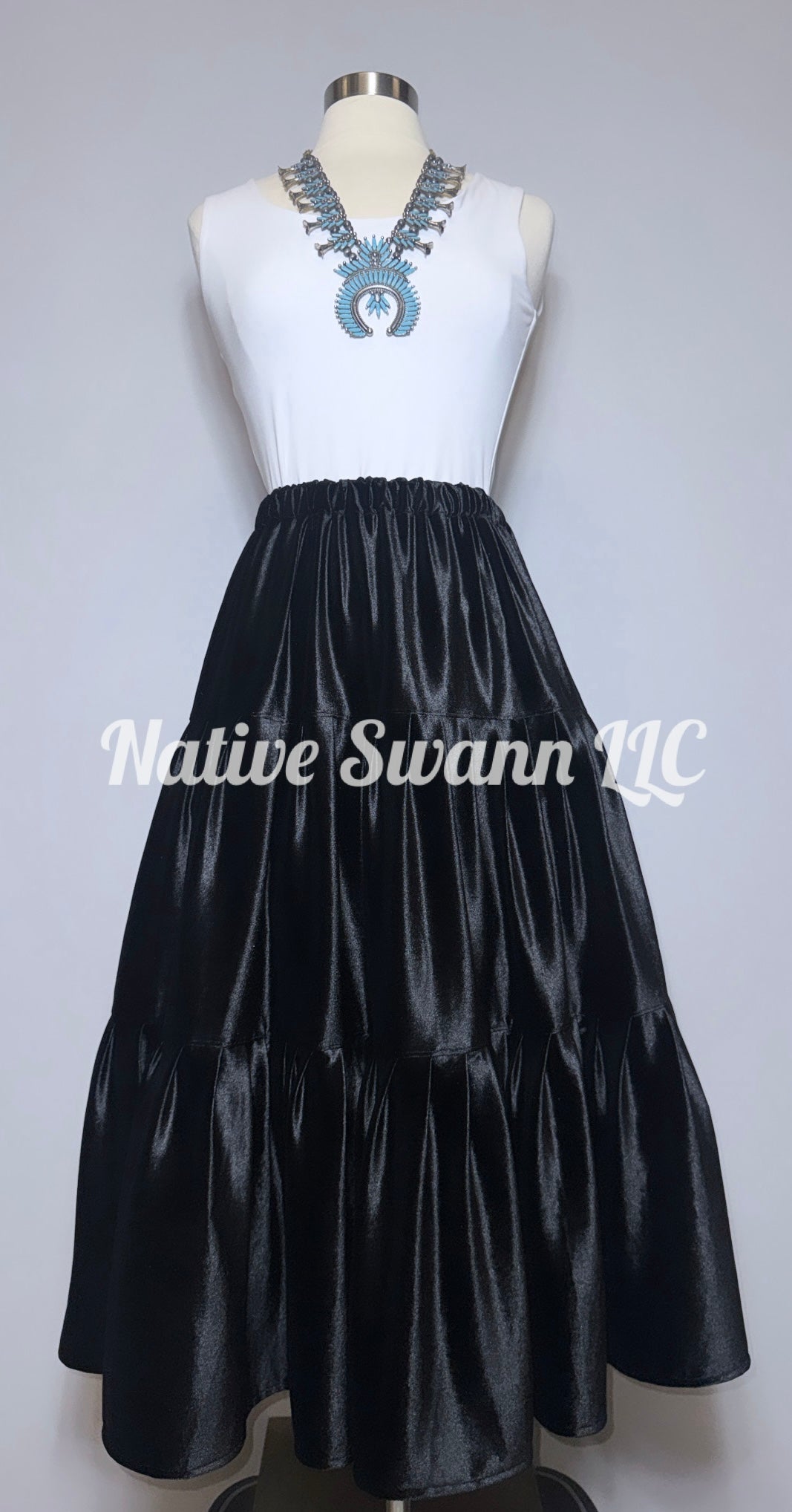 Black Velvet 3 Tier Skirt