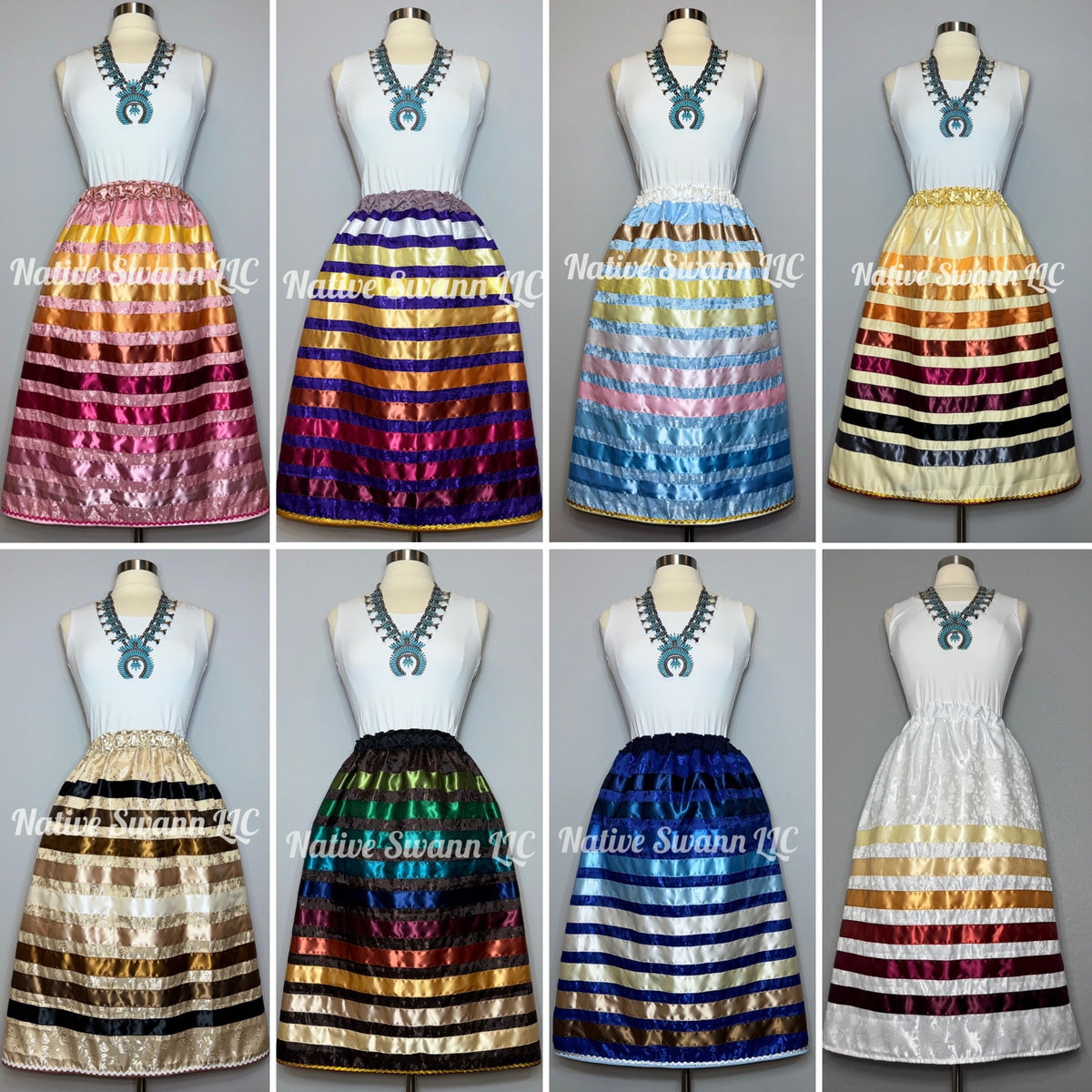 Satin Ribbon Skirts