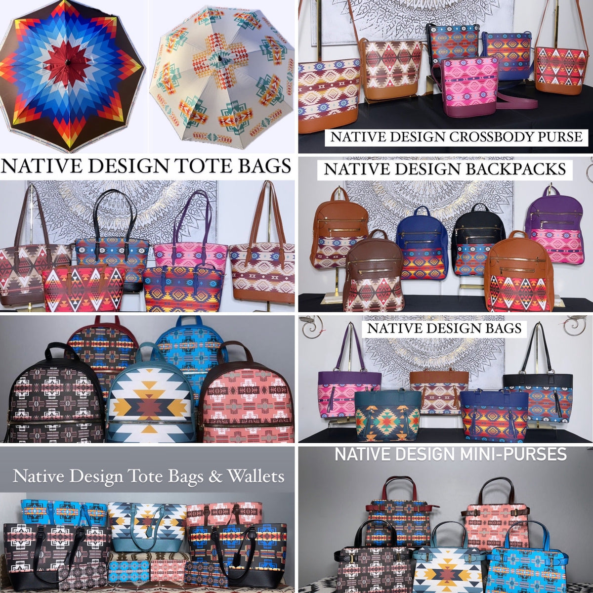 Native Design Purses, Bags, & Wallets, etc