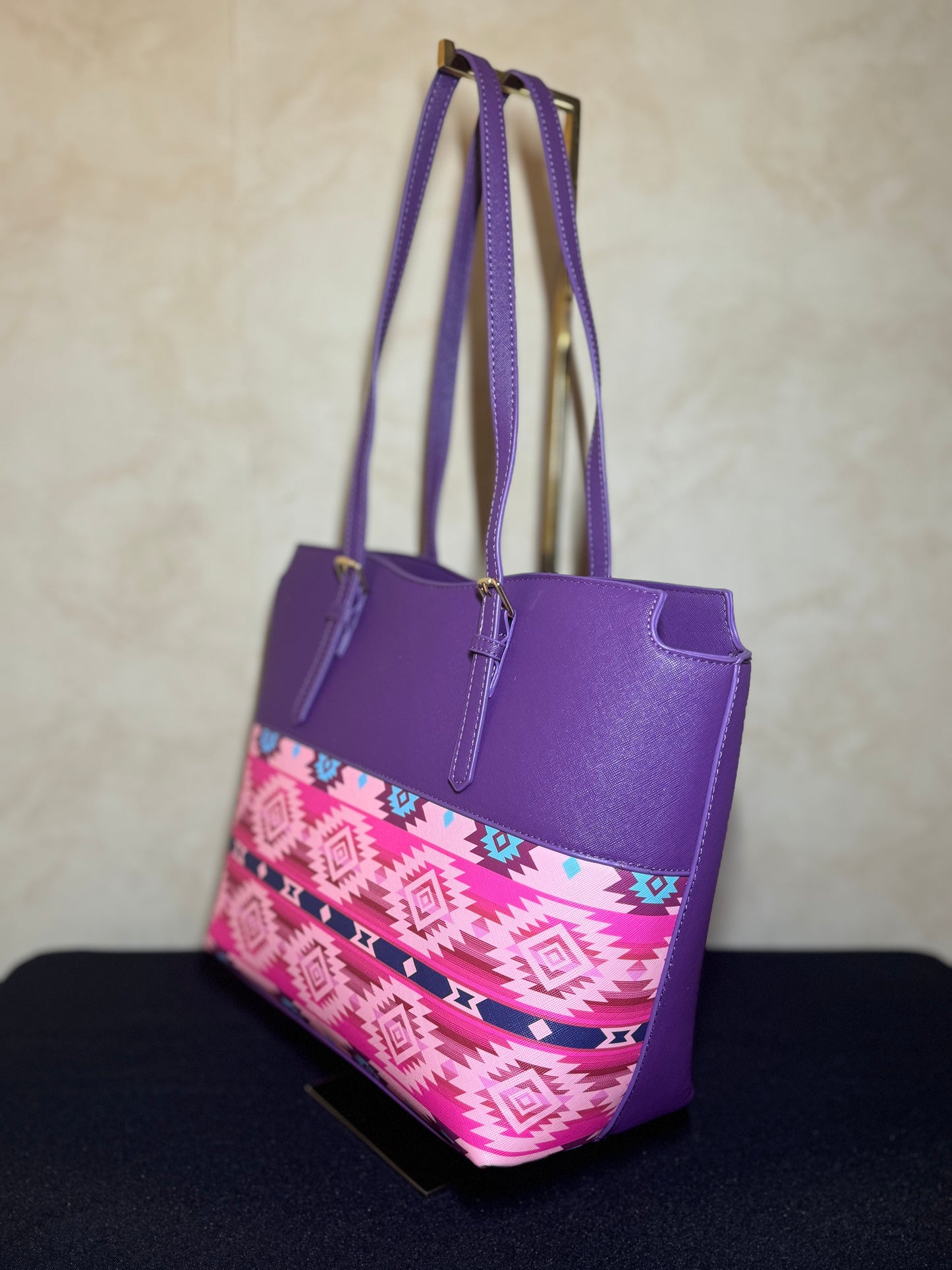 Purple+Pink Native Design Purse