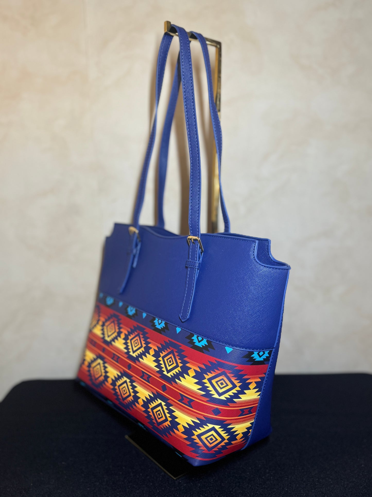 Blue Native Design Purse