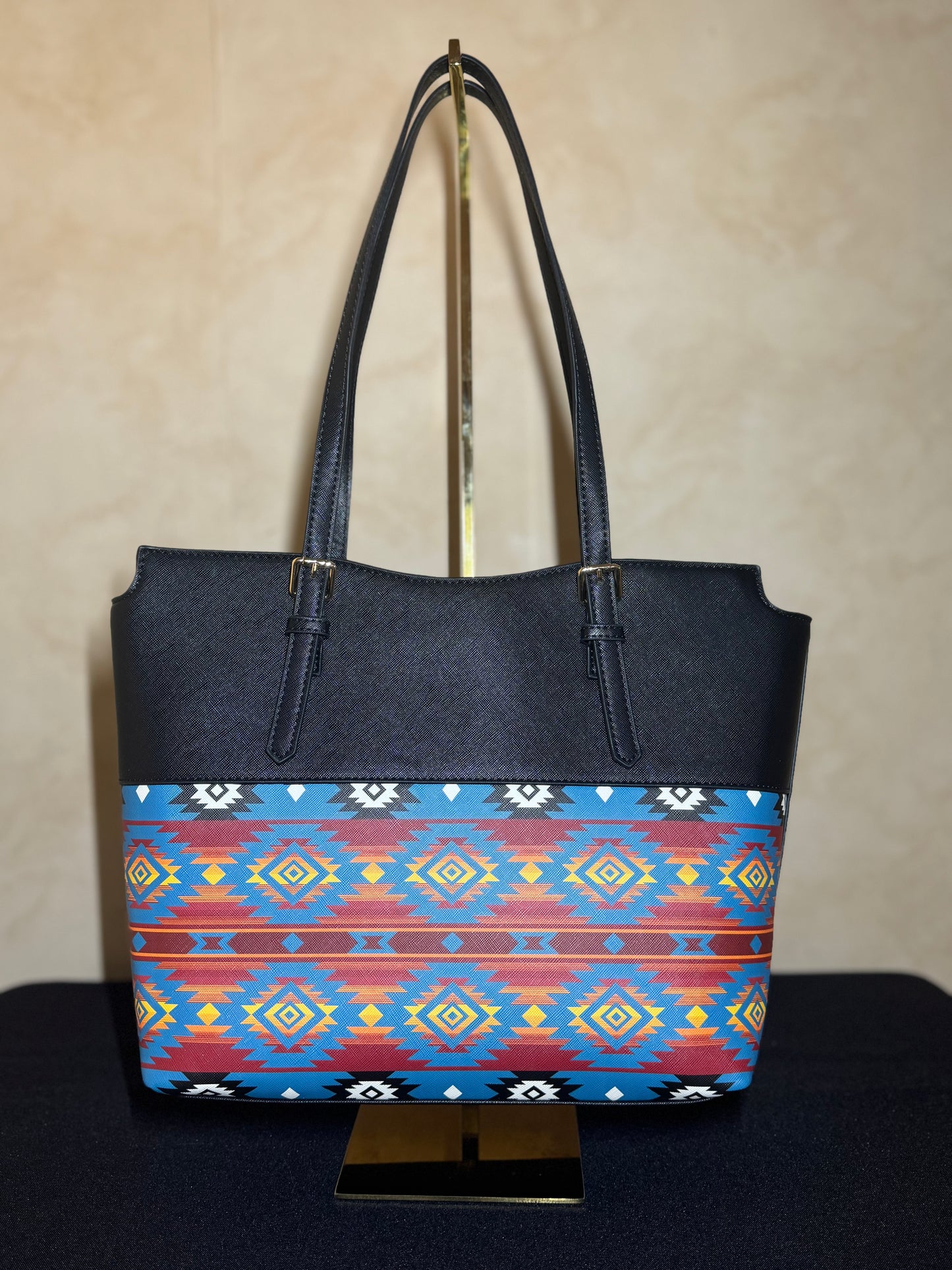 Black Native Design Purse