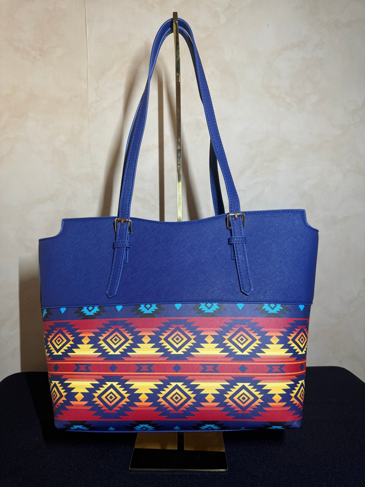 Blue Native Design Purse