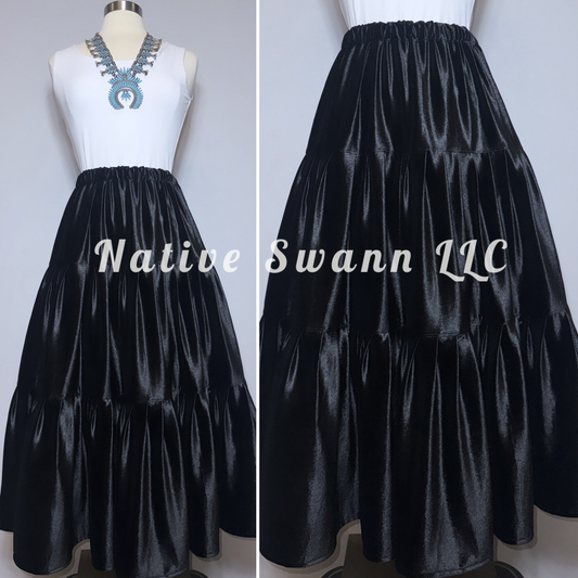 Black Velvet 3 Tier Skirt